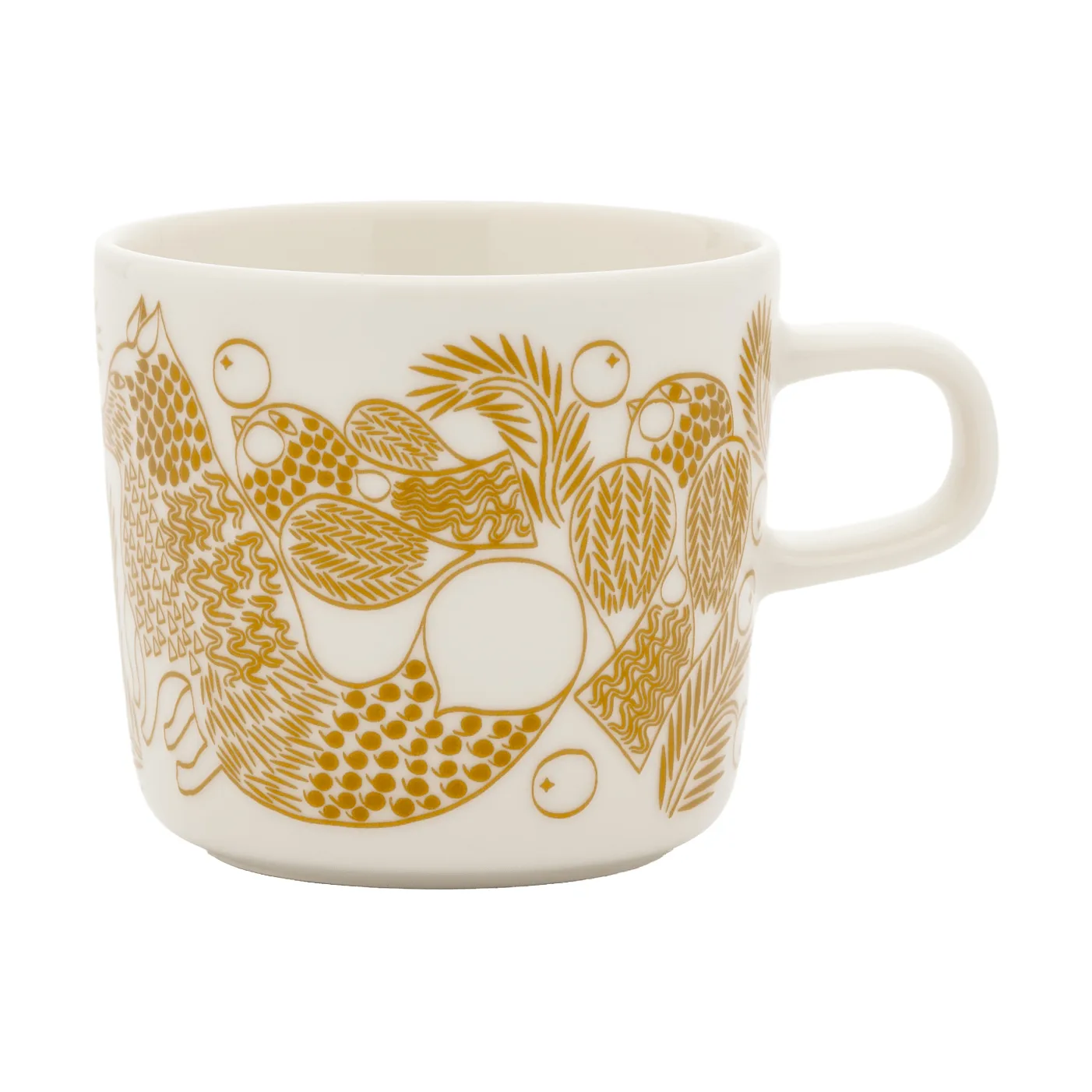 Piirto Ketunmar koffiekop, White-bronze bruin, 20 cl Marimekko