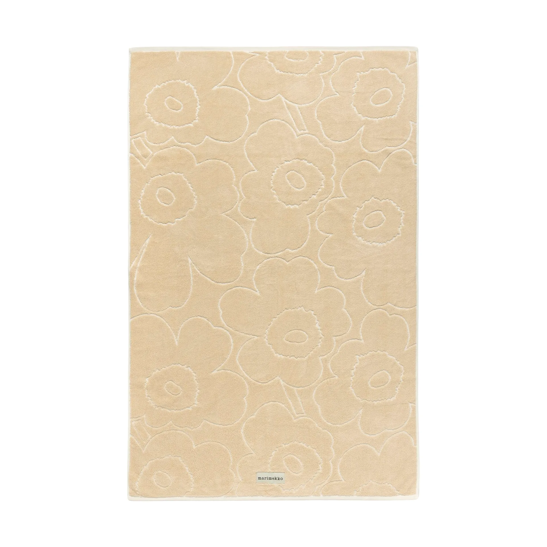 Piirto Unikko badhanddoek 100x160 cm, Beige Marimekko