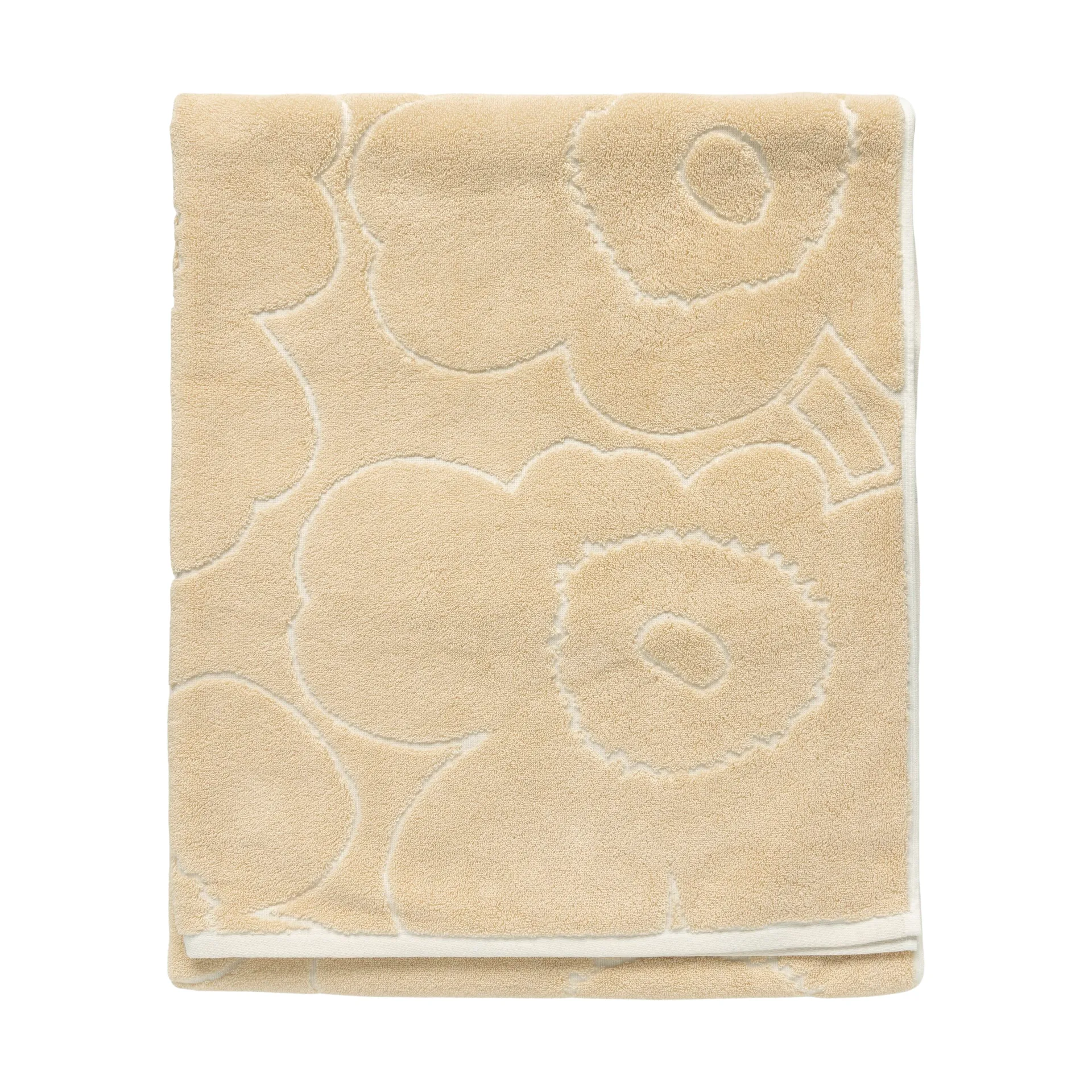 Piirto Unikko badhanddoek 100x160 cm, Beige Marimekko