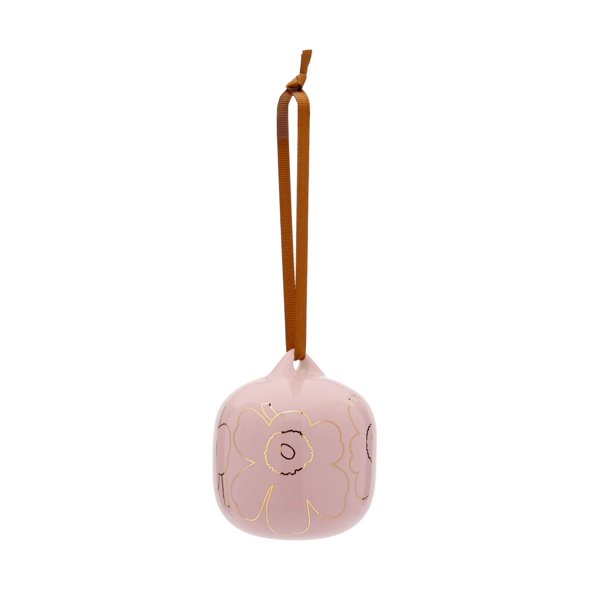 Piirto Unikko decoratiehanger, Pink-goud Marimekko