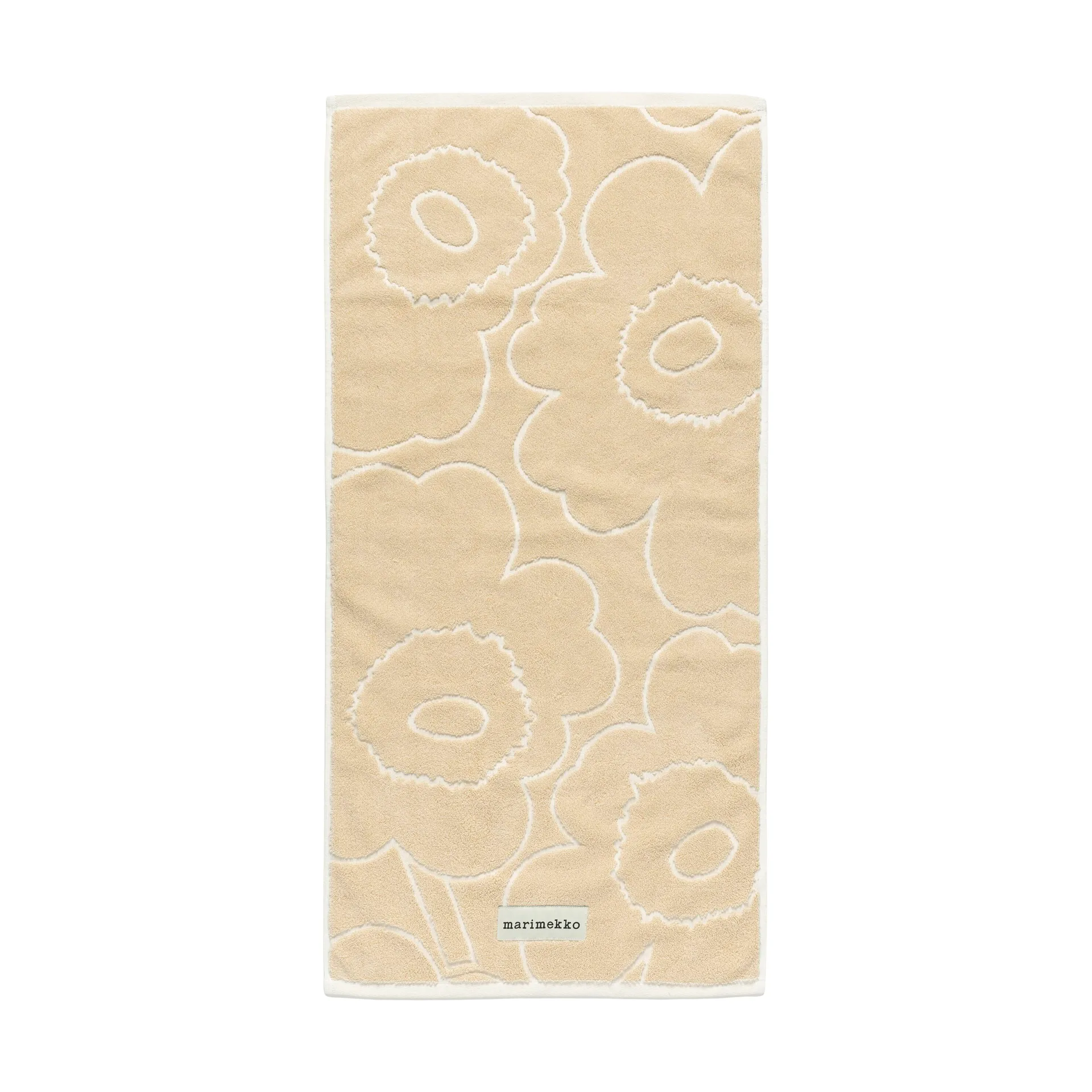 Piirto Unikko handdoek 50x100 cm, Beige Marimekko