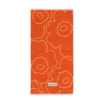 Piirto Unikko handdoek 50x100 cm - Burnt orange-pink - Marimekko