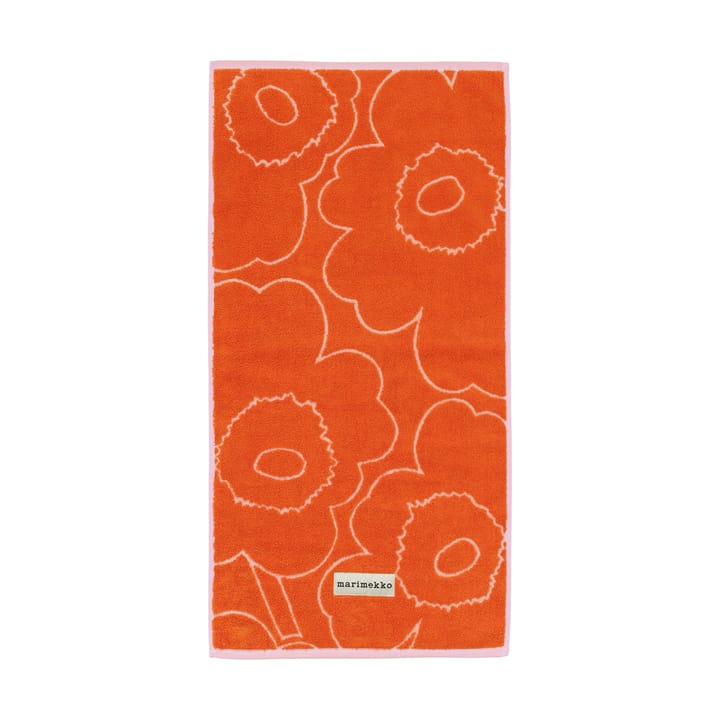Piirto Unikko handdoek 50x100 cm - Burnt orange-pink - Marimekko