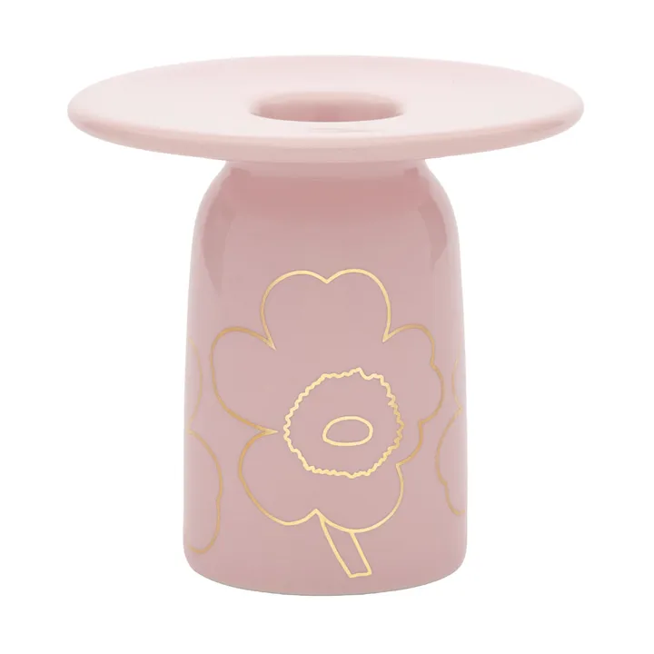 Piirto Unikko kandelaar - Pink-goud - Marimekko