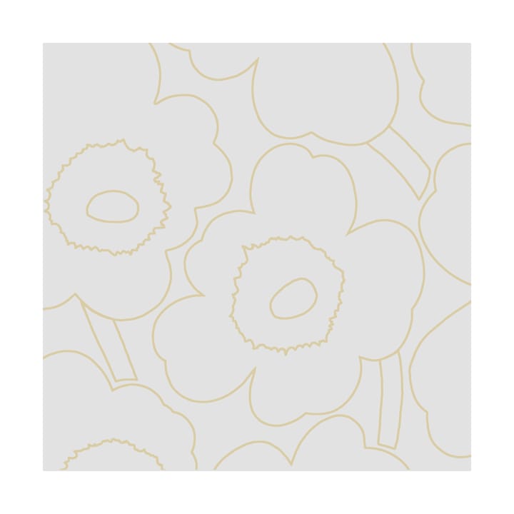 Piirto Unikko servet 33x33 cm 20-pack - Cream Gold - Marimekko