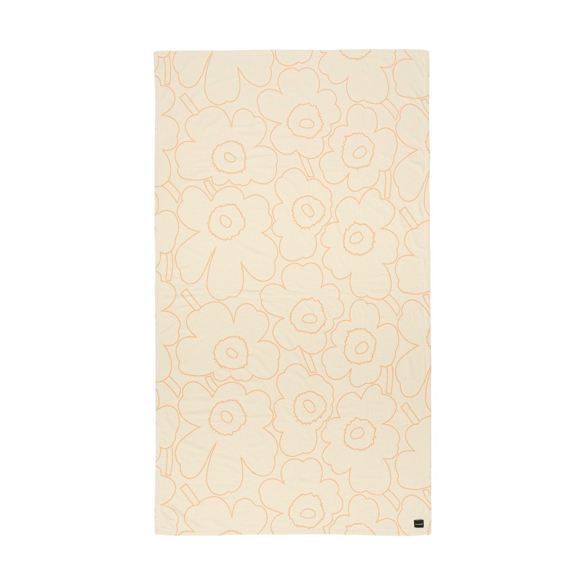 Marimekko Piirto Unikko sprei 160x260 cm Beige | Scandinavisch Interieur | Bedspreien | Beige