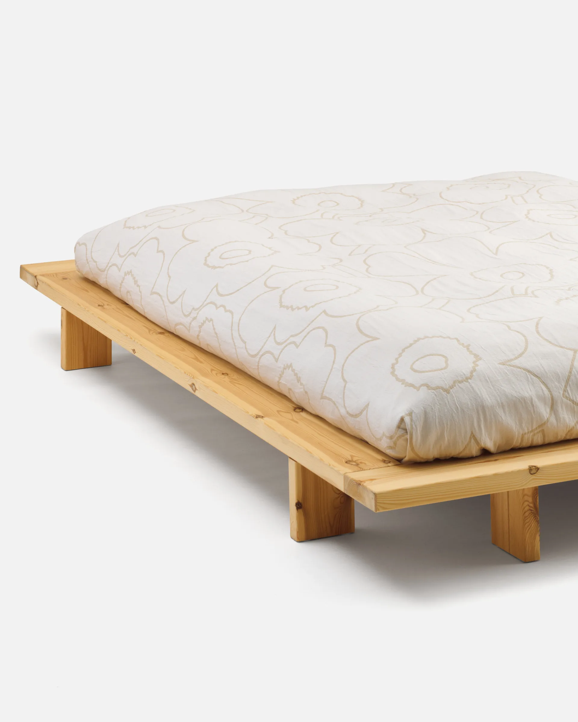 Piirto Unikko sprei 260x260 cm, Ecru Marimekko