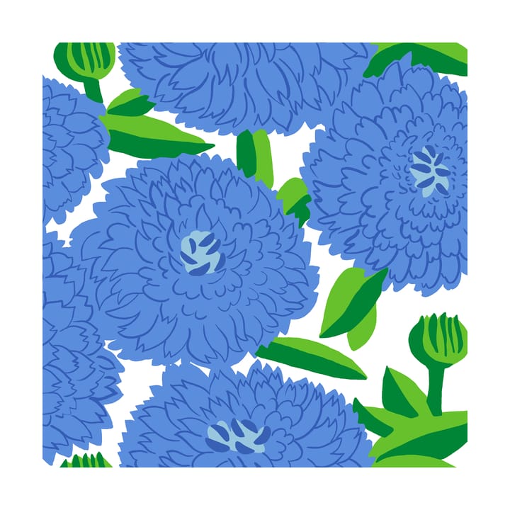Primavera servet 33x33 cm 20-pack - Blue - Marimekko