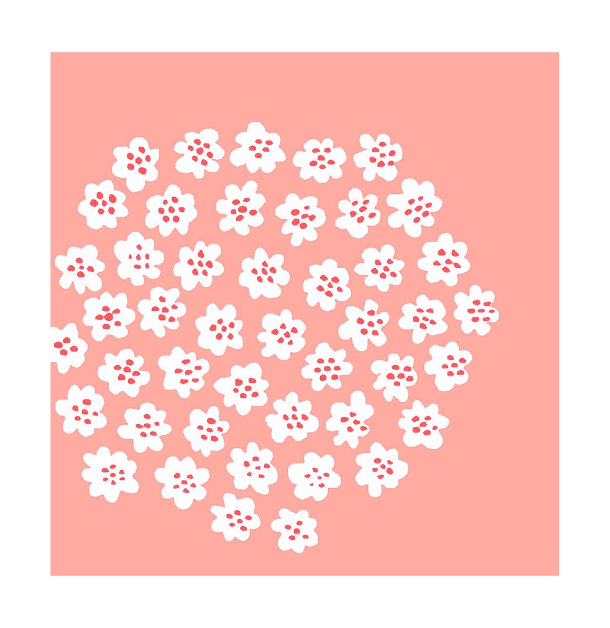 Marimekko Puketti servet 33x33 cm 20-pack Rose | Scandinavisch Interieur | Servetten | Roze