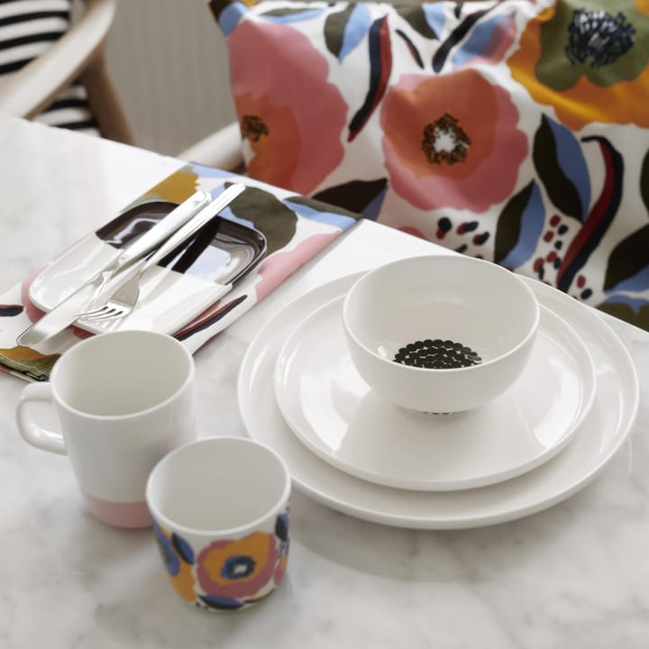 Puolikas mok 25 cl - wit-roze - Marimekko