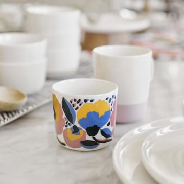 Puolikas mok 25 cl - wit-roze - Marimekko