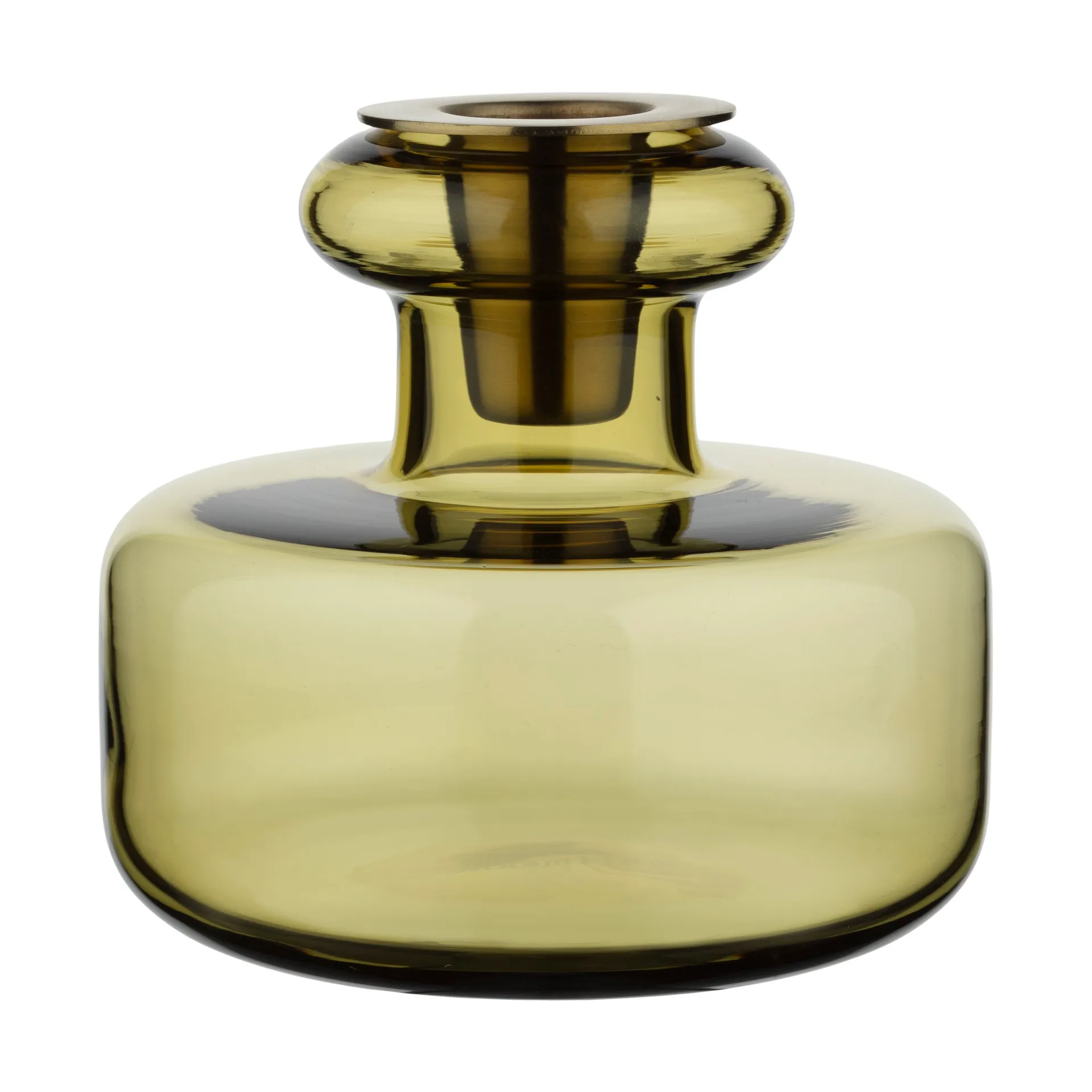 Puteli kaarsenhouder Ø10,5 cm, Green umber Marimekko