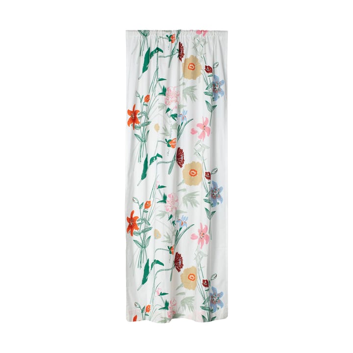 Puutarhakutsut gordijn 135x245 cm - White-green-orange-beige - Marimekko