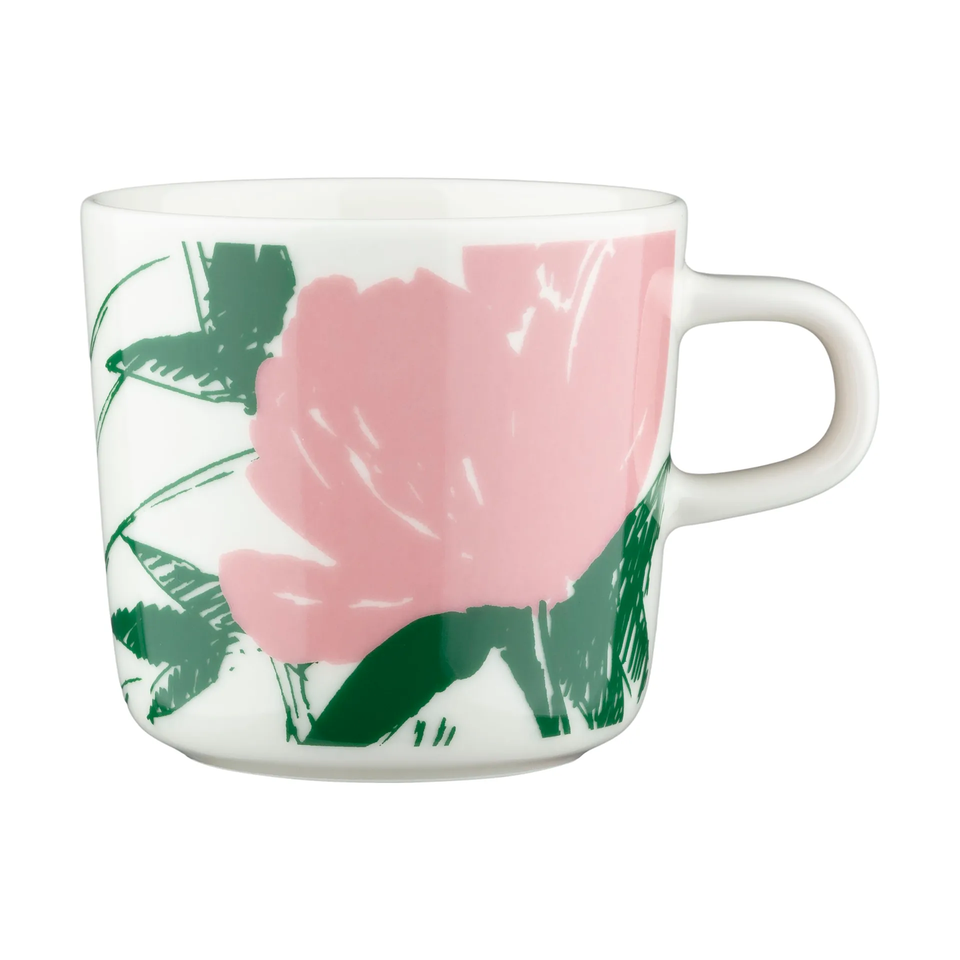 Puutarhakutsut koffiekop 20 cl, White-green-orange Marimekko