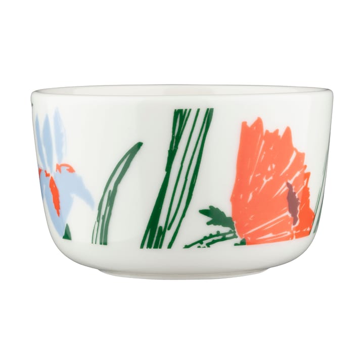 Puutarhakutsut schaal 2,5 dl - White-green-orange - Marimekko