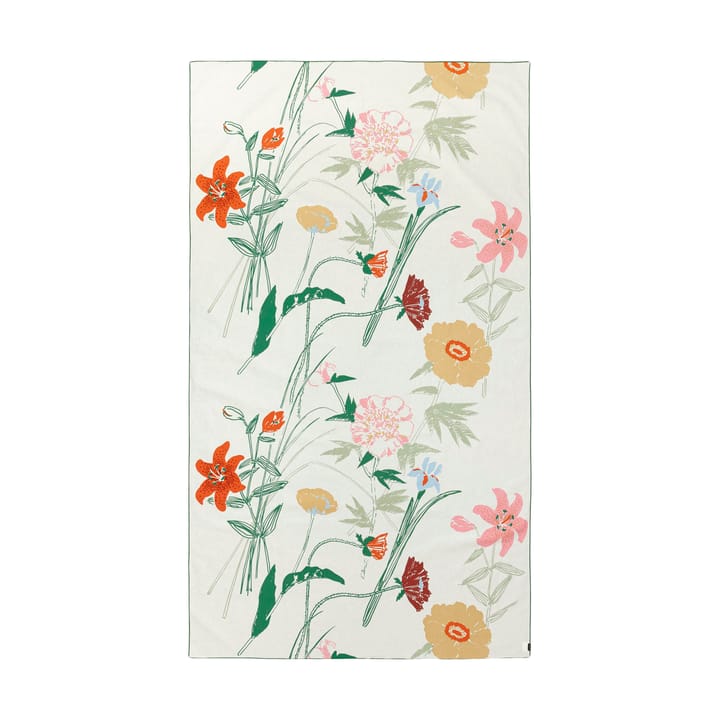 Puutarhakutsut tafelkleed 145x250 cm - White-green-orange-beige - Marimekko