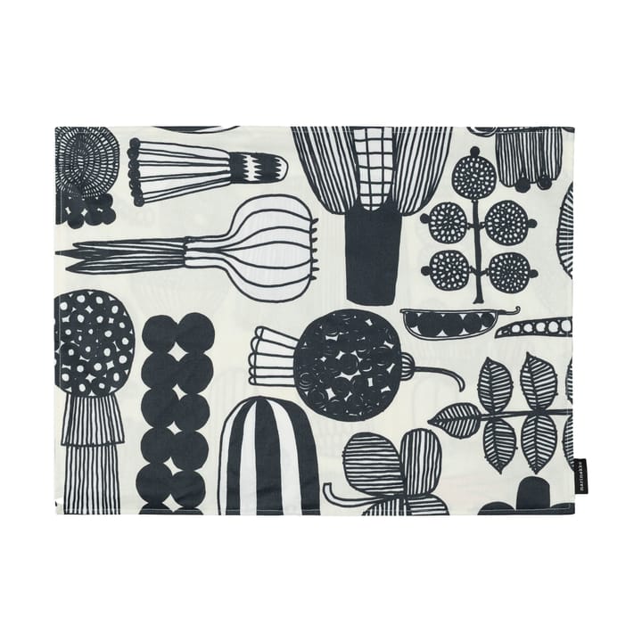 Puutarhurin parhaat placemat 31x42 cm - White-black-orange - Marimekko
