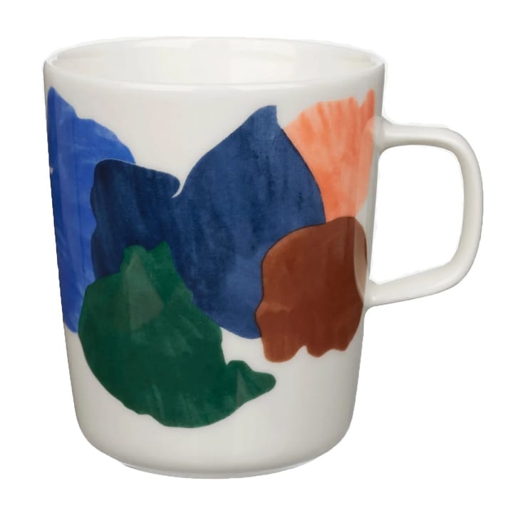 Pyykkipäivä mok 25 cl, Wit-blauw-groen Marimekko