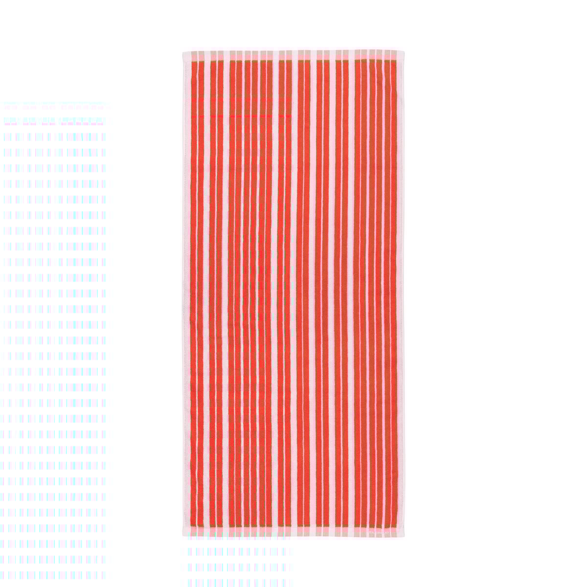 Marimekko Raide badhanddoek 70x150 cm Red-light pink
