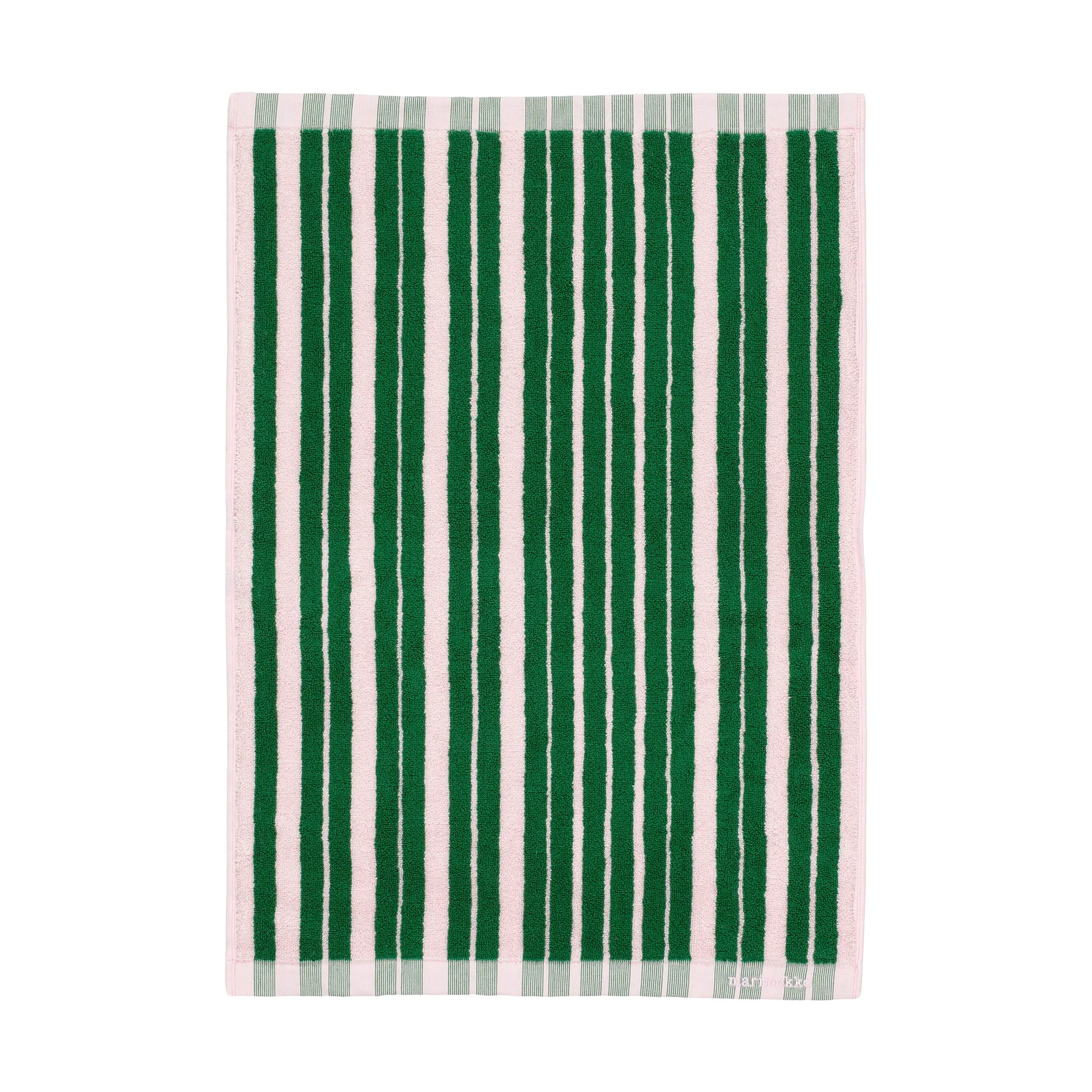 Raide handdoek 50x70 cm, Green-light pink Marimekko