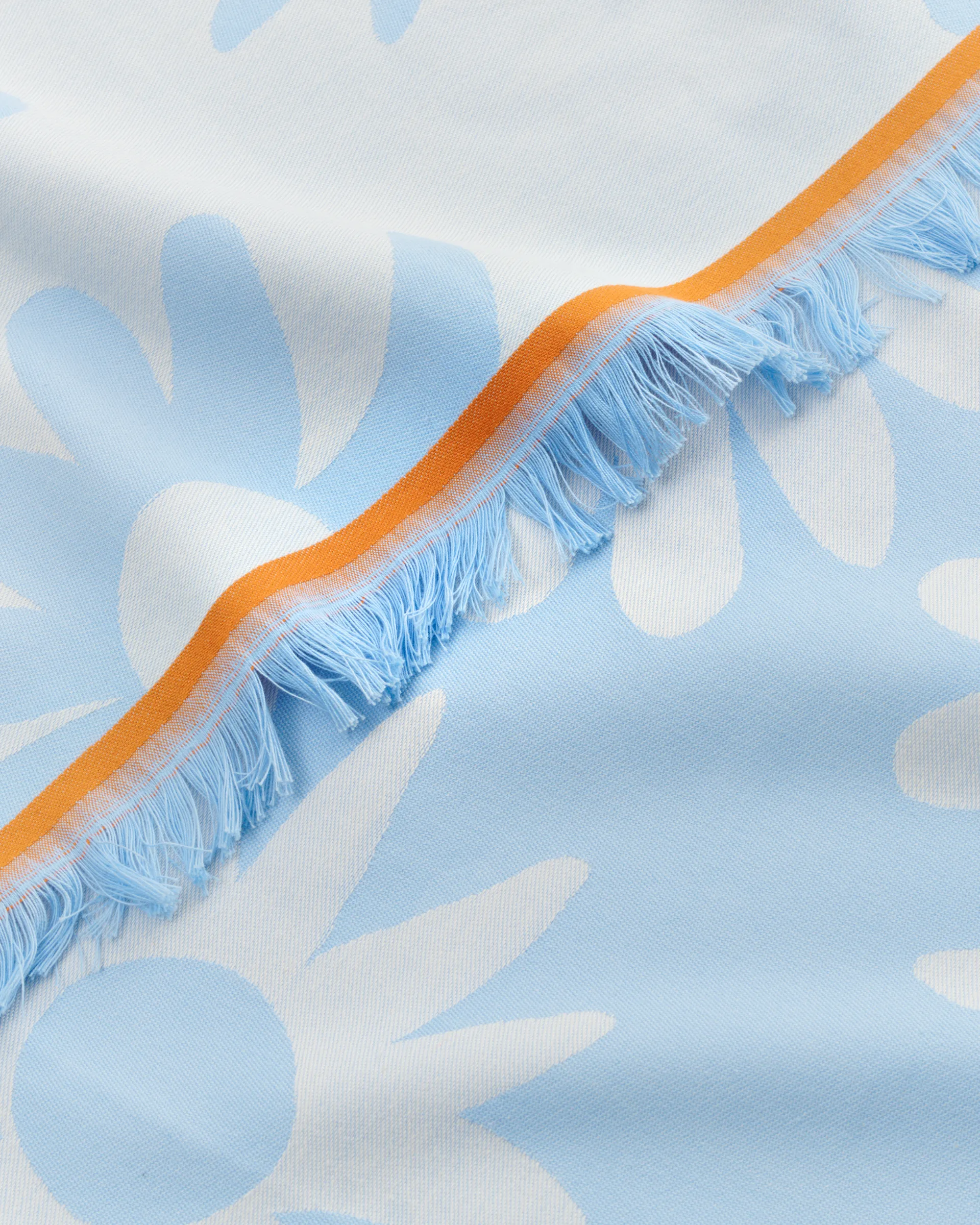 Rakastaa ei rakasta hamam badhanddoek 91x165 cm, Orange-Off-white-light blue Marimekko
