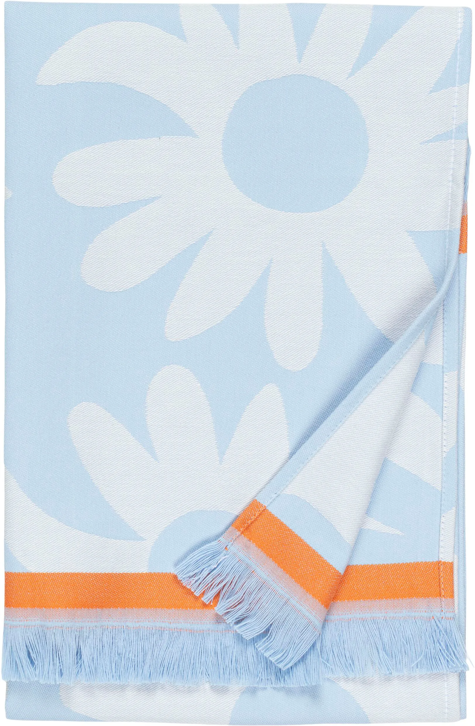 Rakastaa ei rakasta hamam handdoek 45x92 cm, Orange-Off-white-light blue Marimekko
