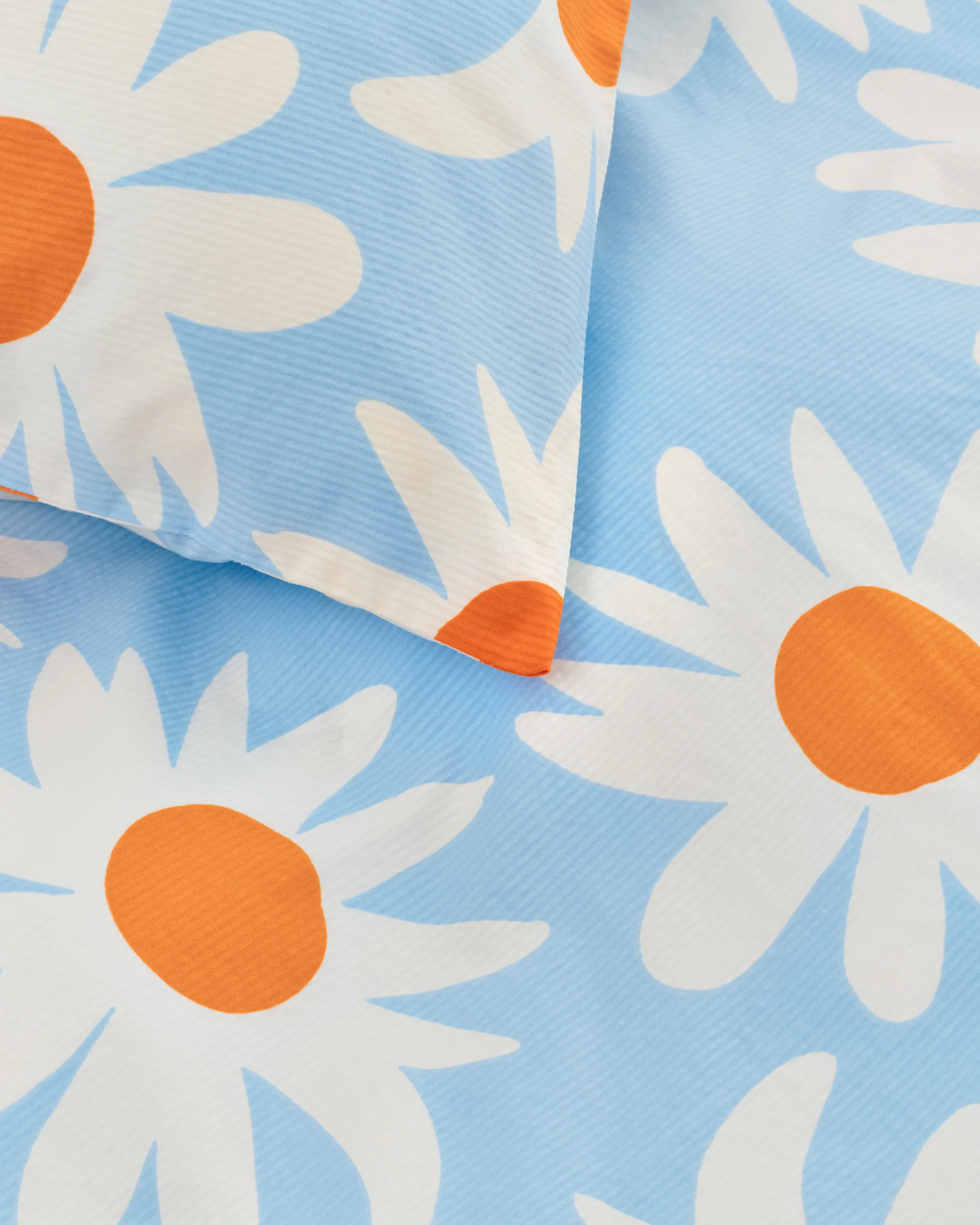 Rakastaa ei rakasta kussensloop 50x60 cm, Orange-Off-white-light blue Marimekko