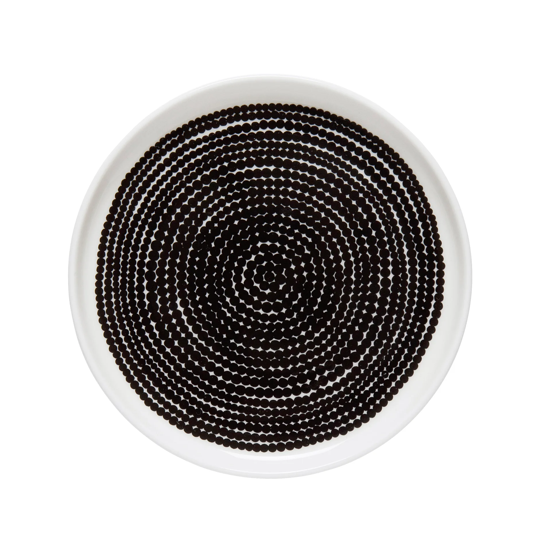 Räsymatto bord Ø 13,5 cm, zwart-wit Marimekko