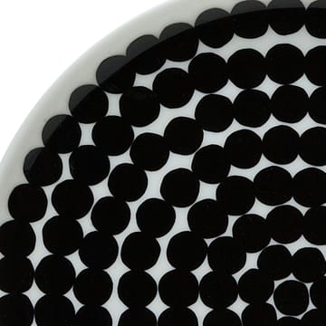 Räsymatto bord 20 cm, 6-pack zwart-wit - undefined - Marimekko
