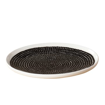 Räsymatto bord - zwart-wit (kleine stippen) - Marimekko