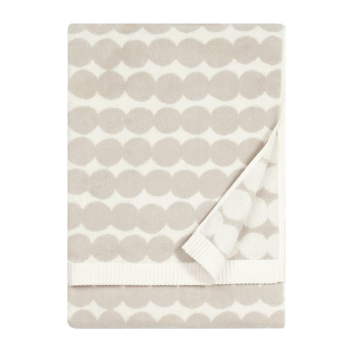 Räsymatto handdoek beige - Badhanddoek 70x150 cm - Marimekko