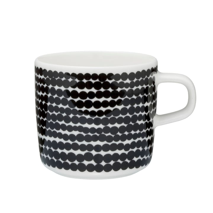Räsymatto koffiekop 20 cl - zwart-wit - Marimekko