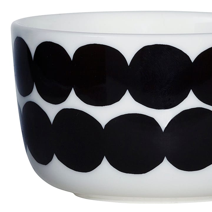Räsymatto kom  2,5 dl., zwart-wit Marimekko