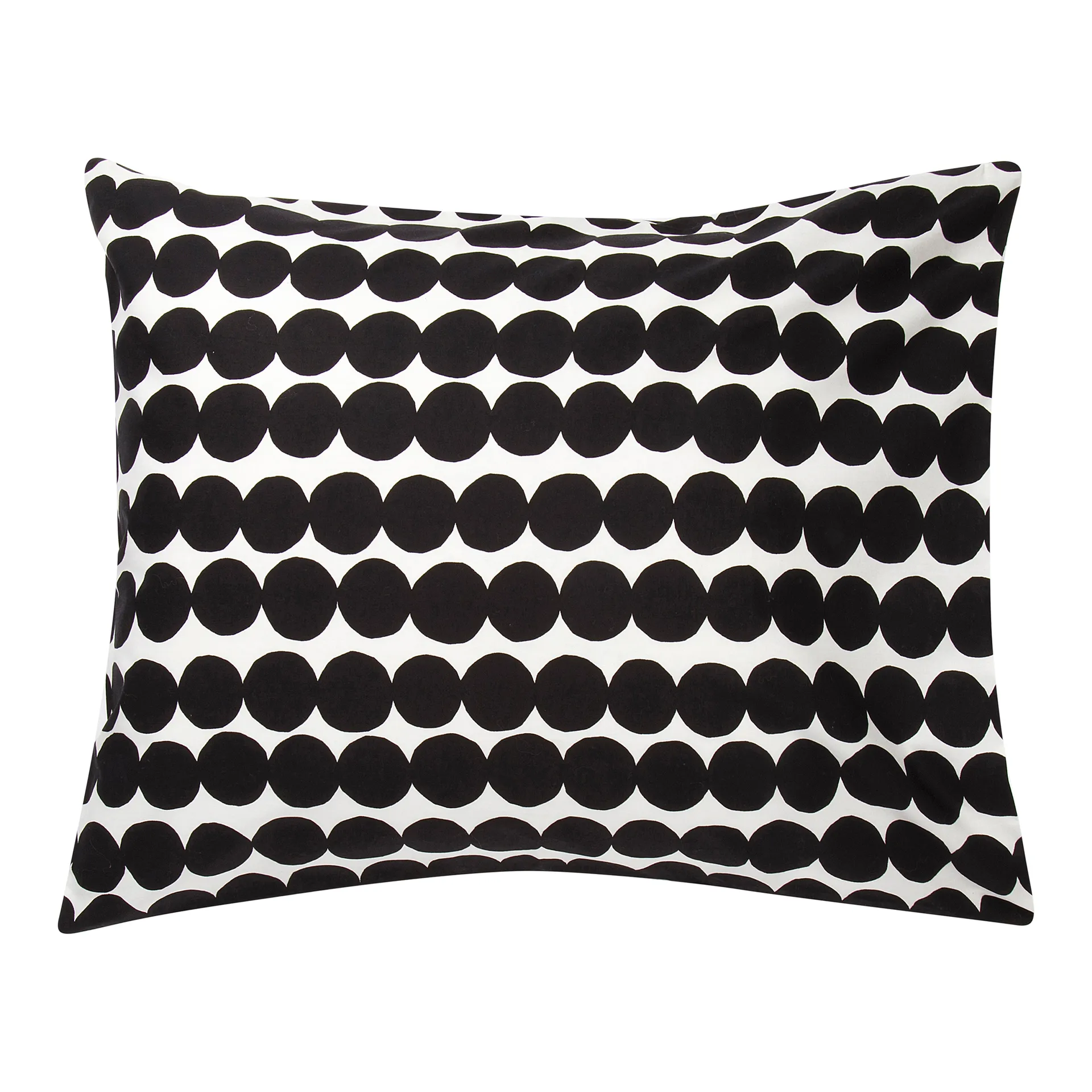 Räsymatto kussensloop 50x60 cm, Zwart-wit Marimekko