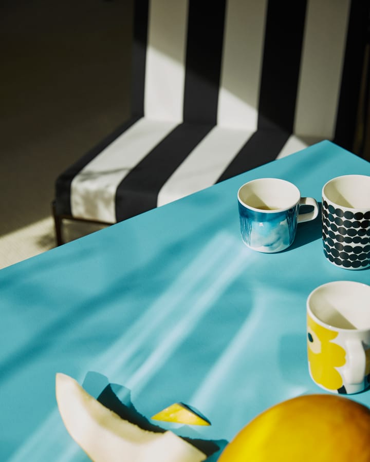 Räsymatto mok 25 cl, zwart-wit Marimekko