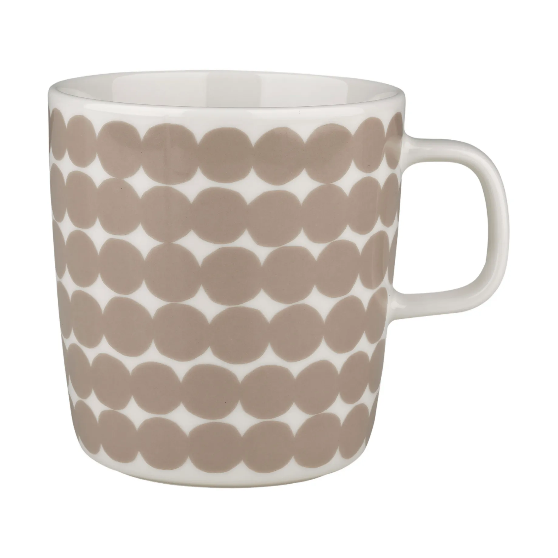 Räsymatto mok 4 dl, White-beige Marimekko