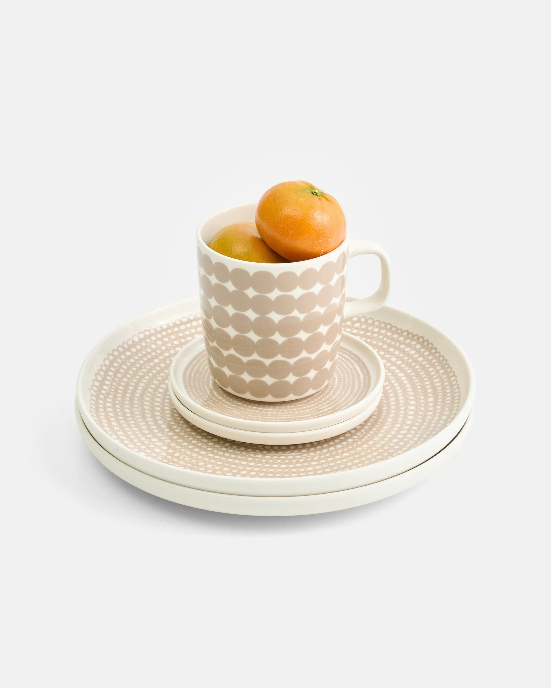 Räsymatto mok 4 dl, White-beige Marimekko