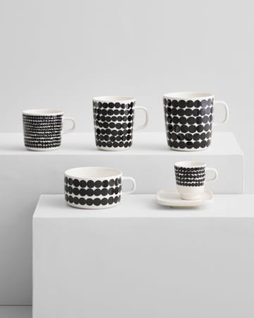 Räsymatto mok 4 dl - zwart-wit - Marimekko