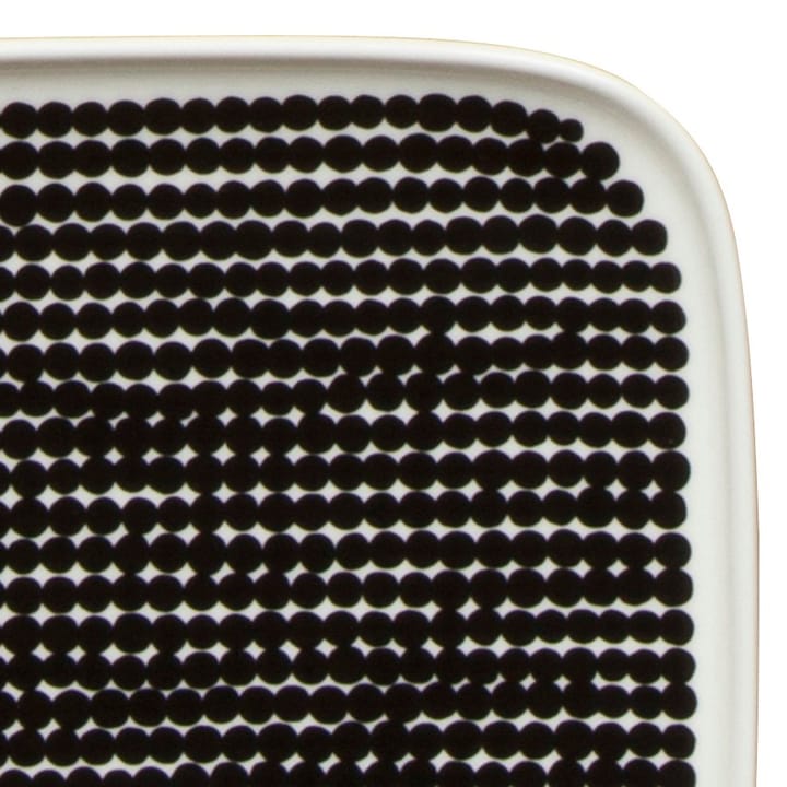 Räsymatto schotel, zwart-wit Marimekko
