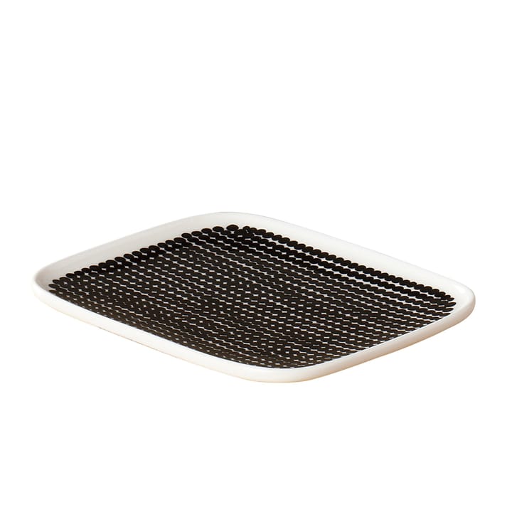 Räsymatto schotel, zwart-wit Marimekko