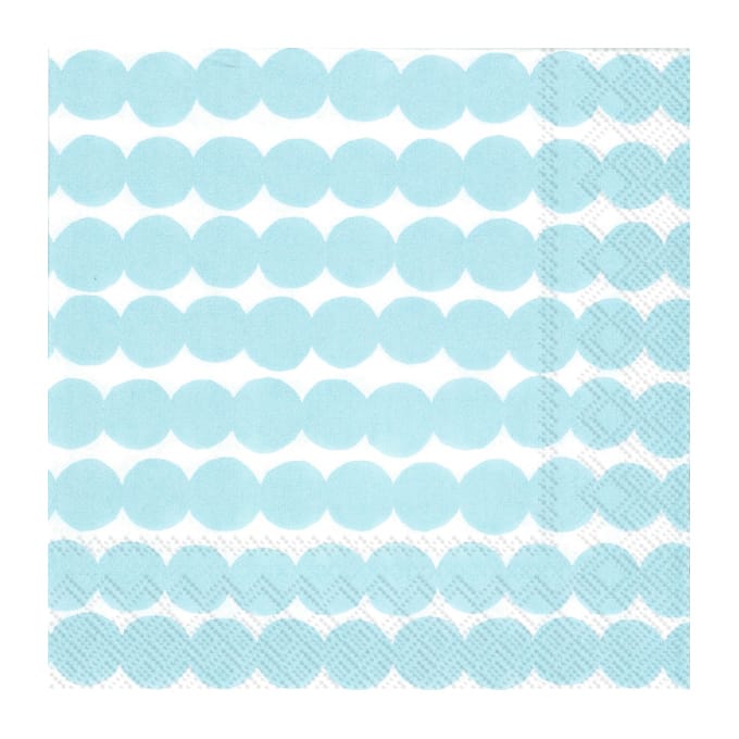 Räsymatto servet 33x33 cm 20-pack - Lichtblauw - Marimekko