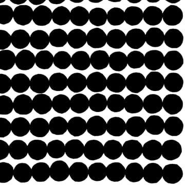 Räsymatto stof - zwart-wit - Marimekko