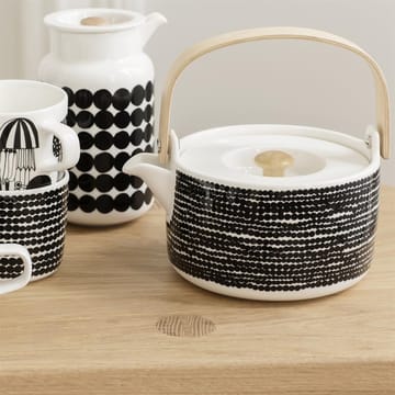 Räsymatto theepot 70 cl - Zwart-wit - Marimekko