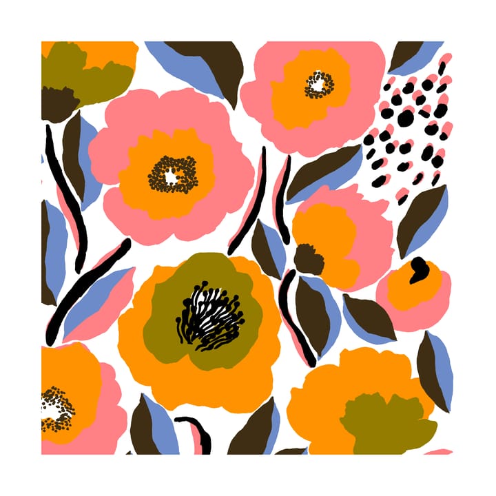 Rosarium servet 33x33 cm 20-pack - White - Marimekko
