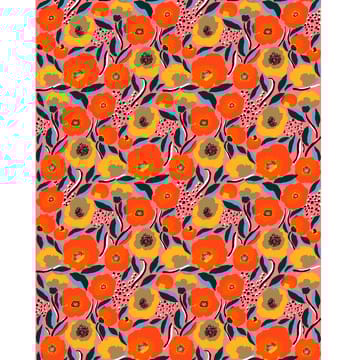 Rosarium stof - Rood-blauw-geel - Marimekko