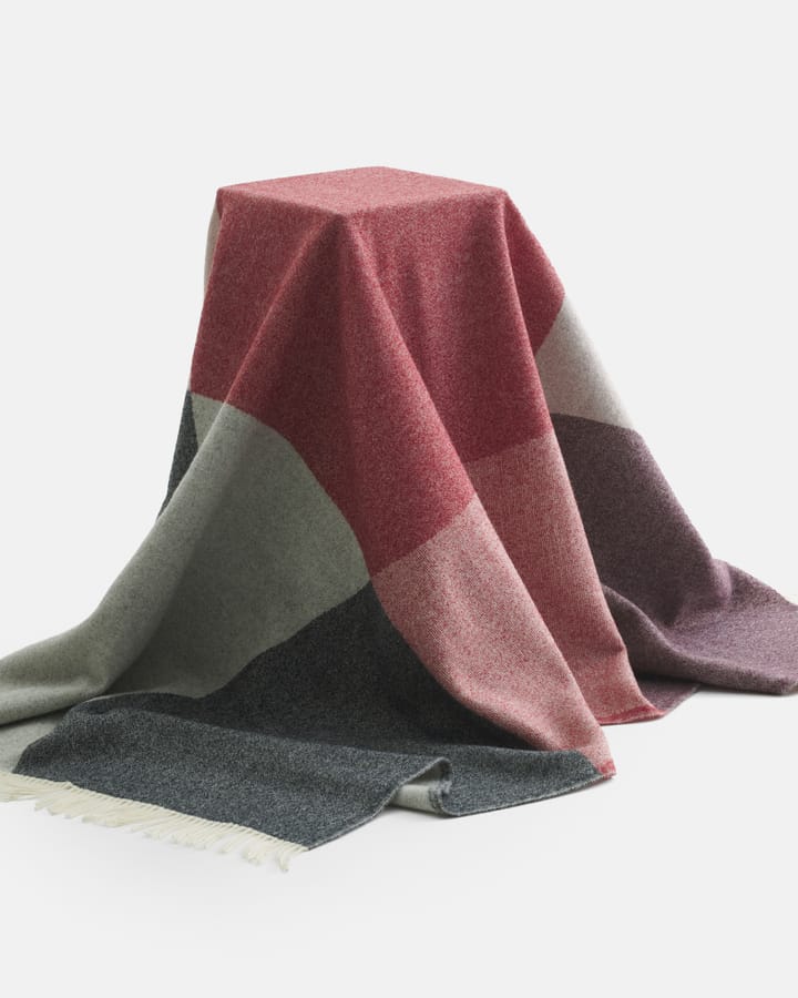 Sambara deken 140x180 cm, Off white-red-brown Marimekko