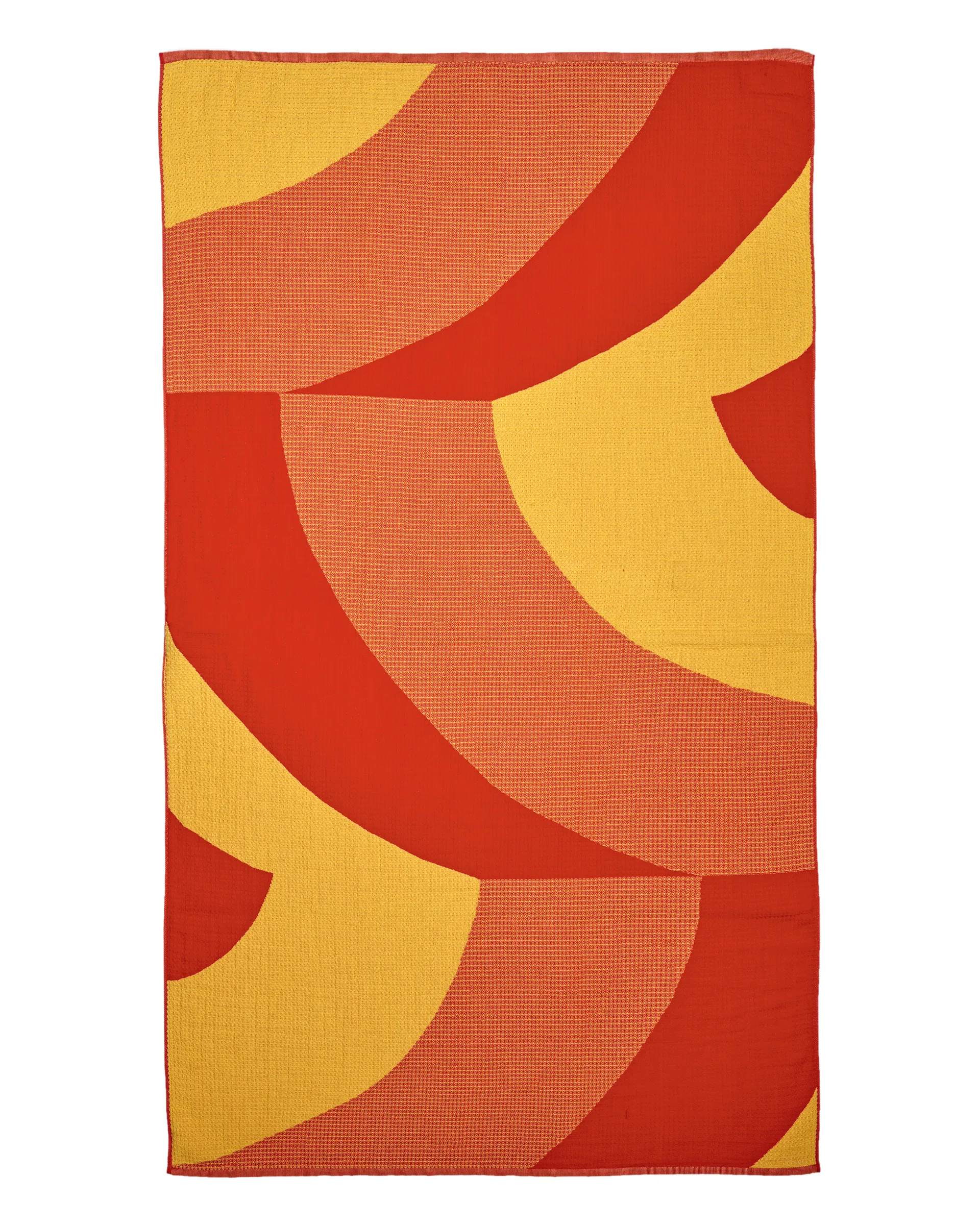 Savanni strandhanddoek 100x180 cm, Rood-geel Marimekko