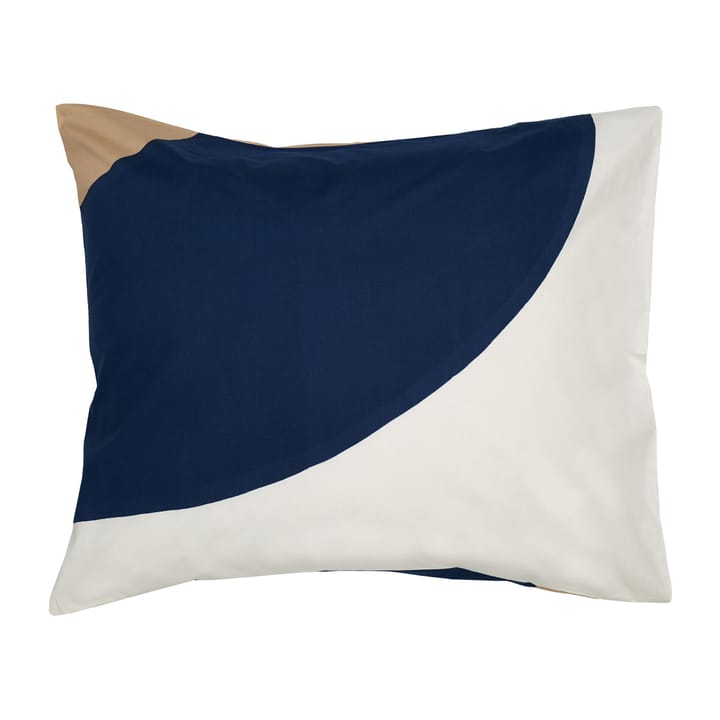 Seireeni kussensloop 50x60 cm, Beige-donkerblauw-natuurwit Marimekko