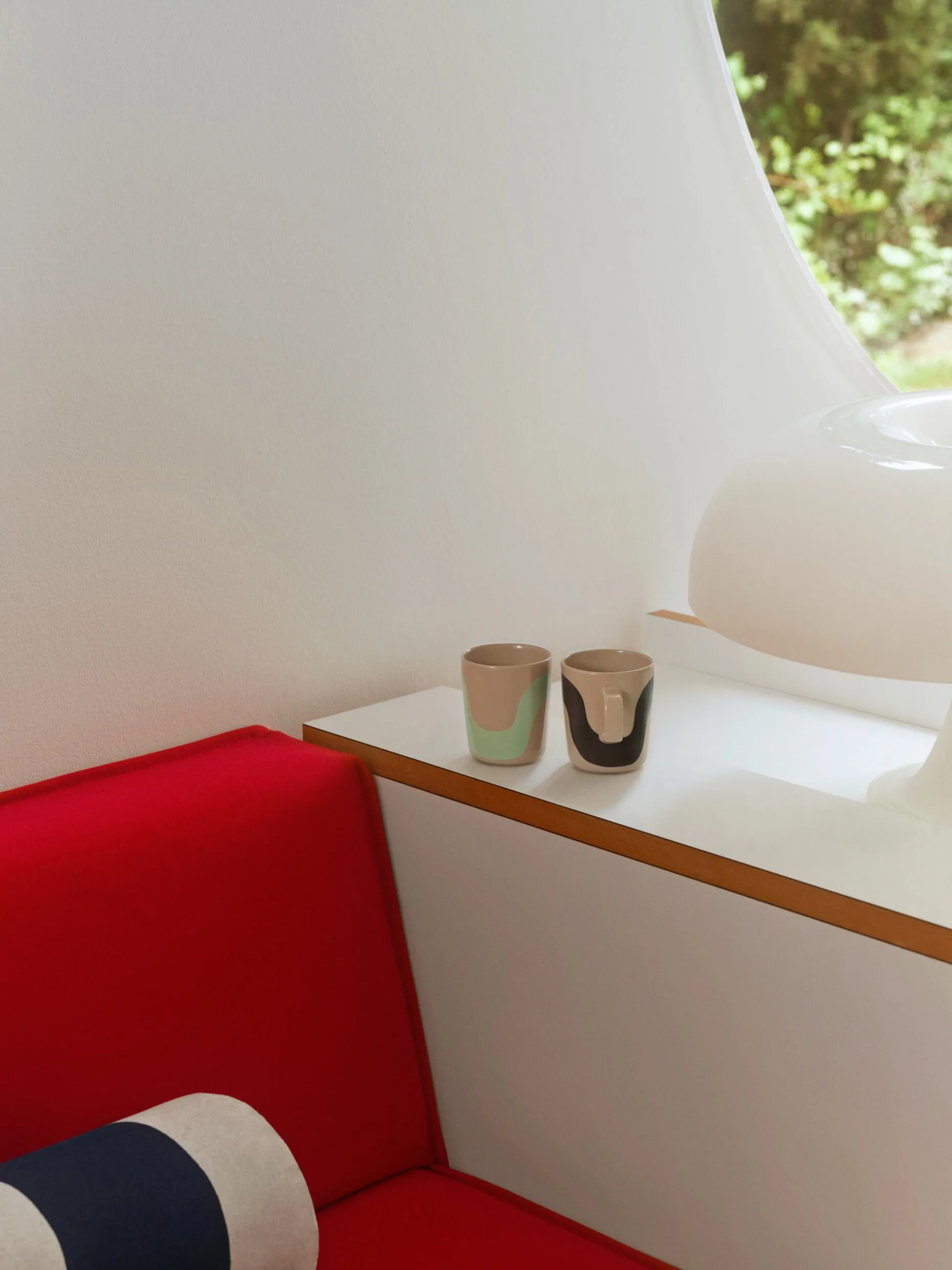 Seireeni mok 25 cl 2-pack, Terra-donkerblauw-mint Marimekko