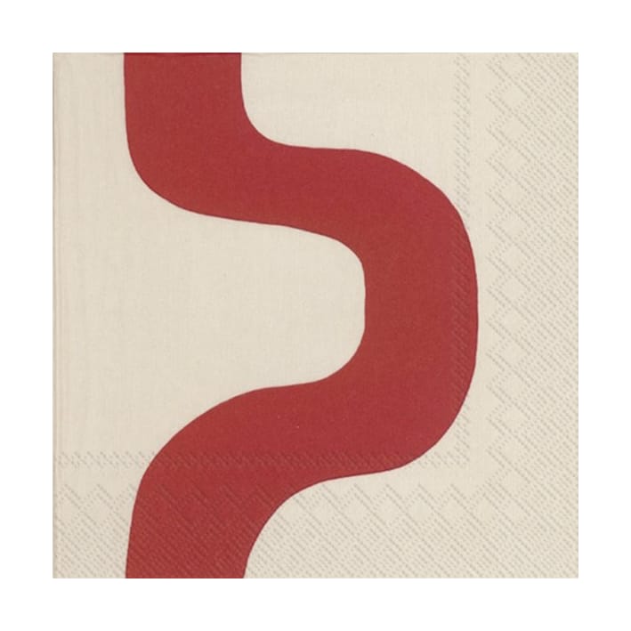 Seireeni servet 33x33 cm 20-pack - Red - Marimekko